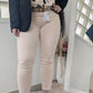 Neuf jeans slim rose tendre - Camaïeu - 42