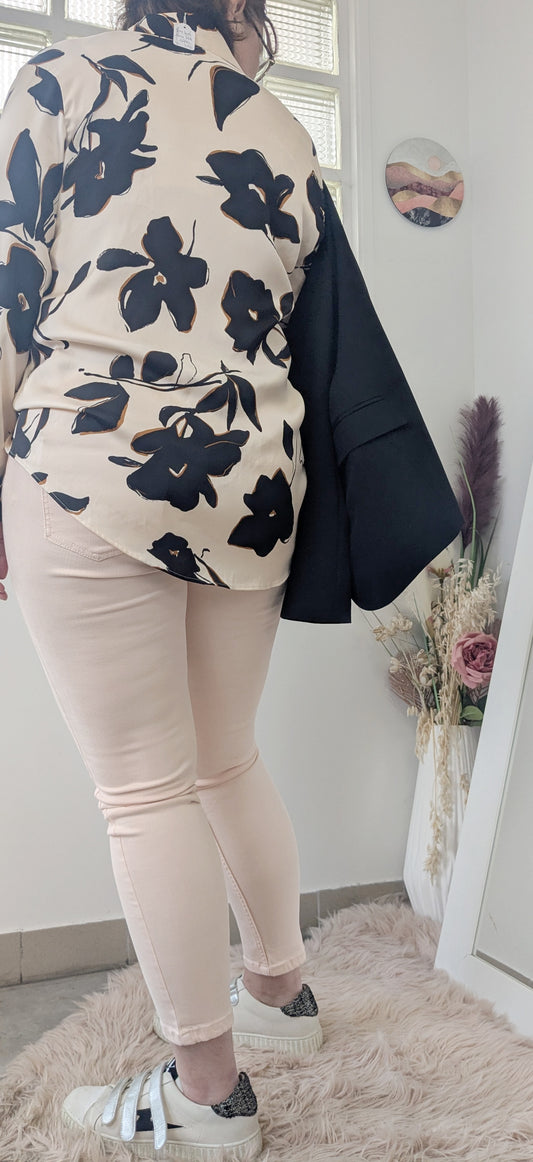 Blouse chemise fleurie - Mango - 40