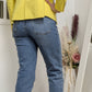 Veste blazer structuré jaune - Zara - 36