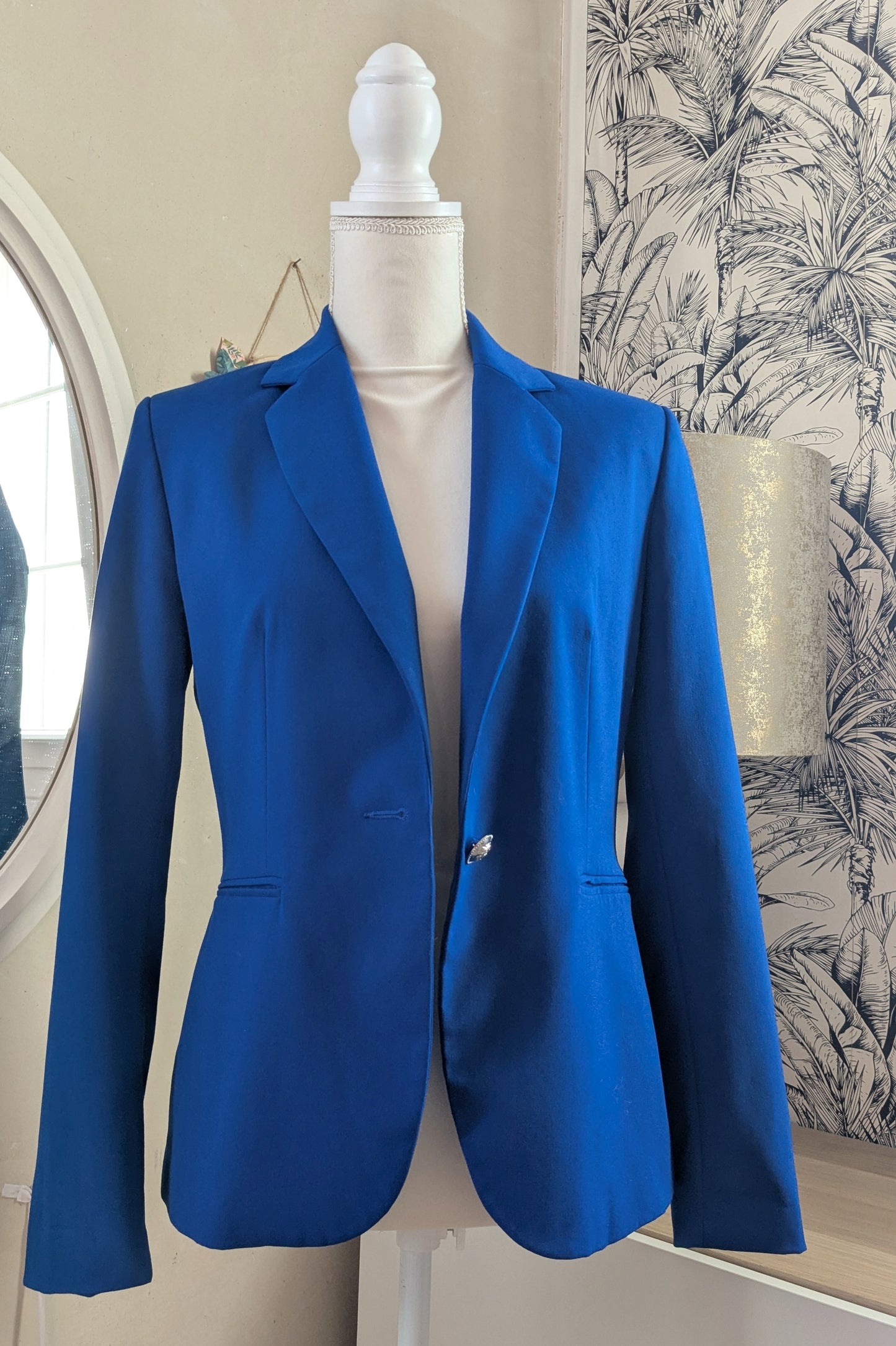 Blazer chic bleu roi - Zara - 38