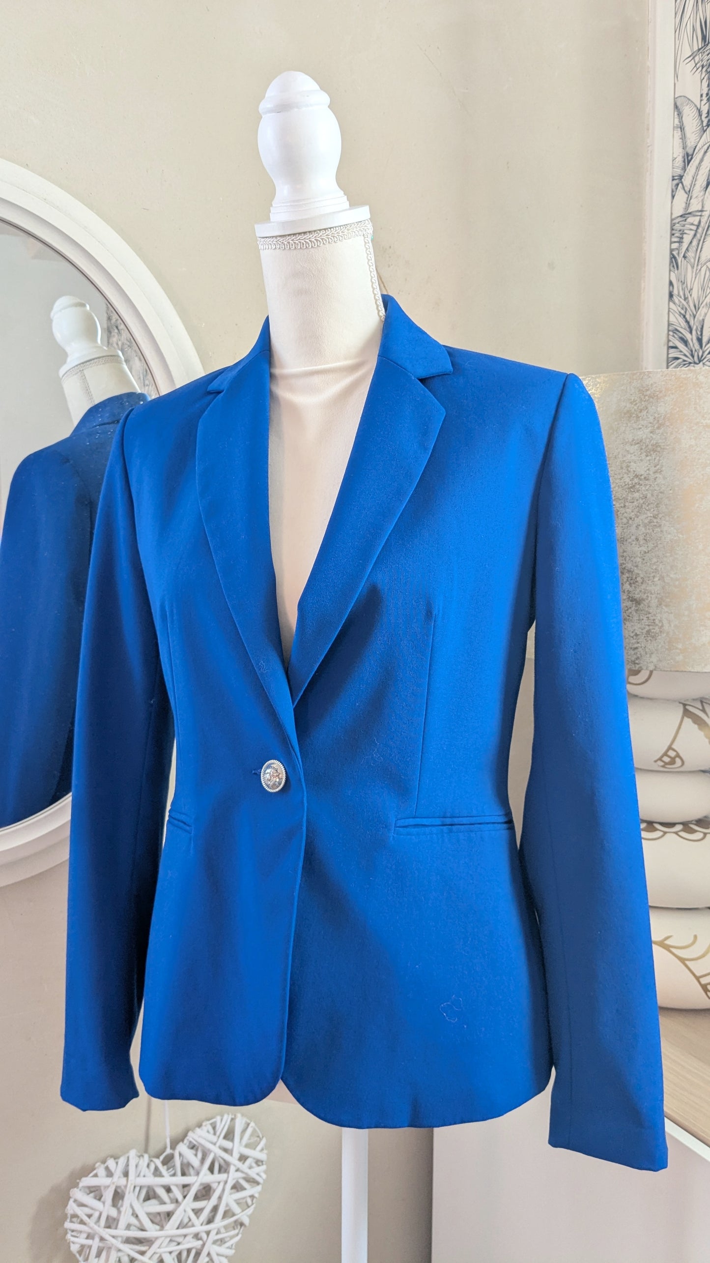 Blazer chic bleu roi - Zara - 38