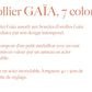 Bijoux Collier Gaïa bleu argenté - Création Jeanne et JO - TU