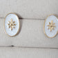 Bijoux Boucles d'oreilles soleil doré nacré - Nude Collection - TU