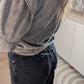 Blouse structurée denim gris - Pimkie - 32