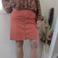 Jupe jeans terracotta - 40/42