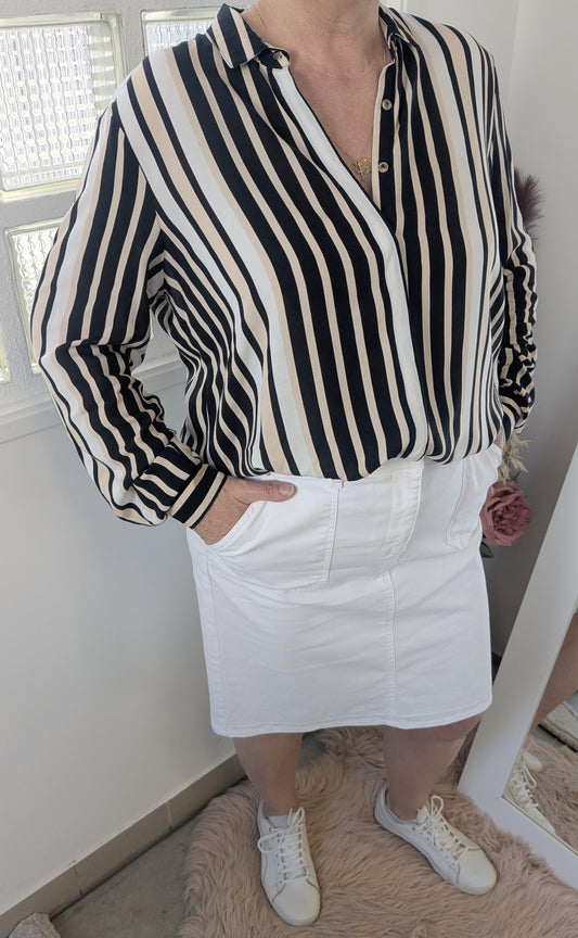 Jupe droite blanche - Maison 123 - 42