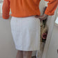 Blouse orange gaz de coton - 42
