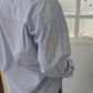 Chemise rayée ciel oversize - Stradivarius - 40