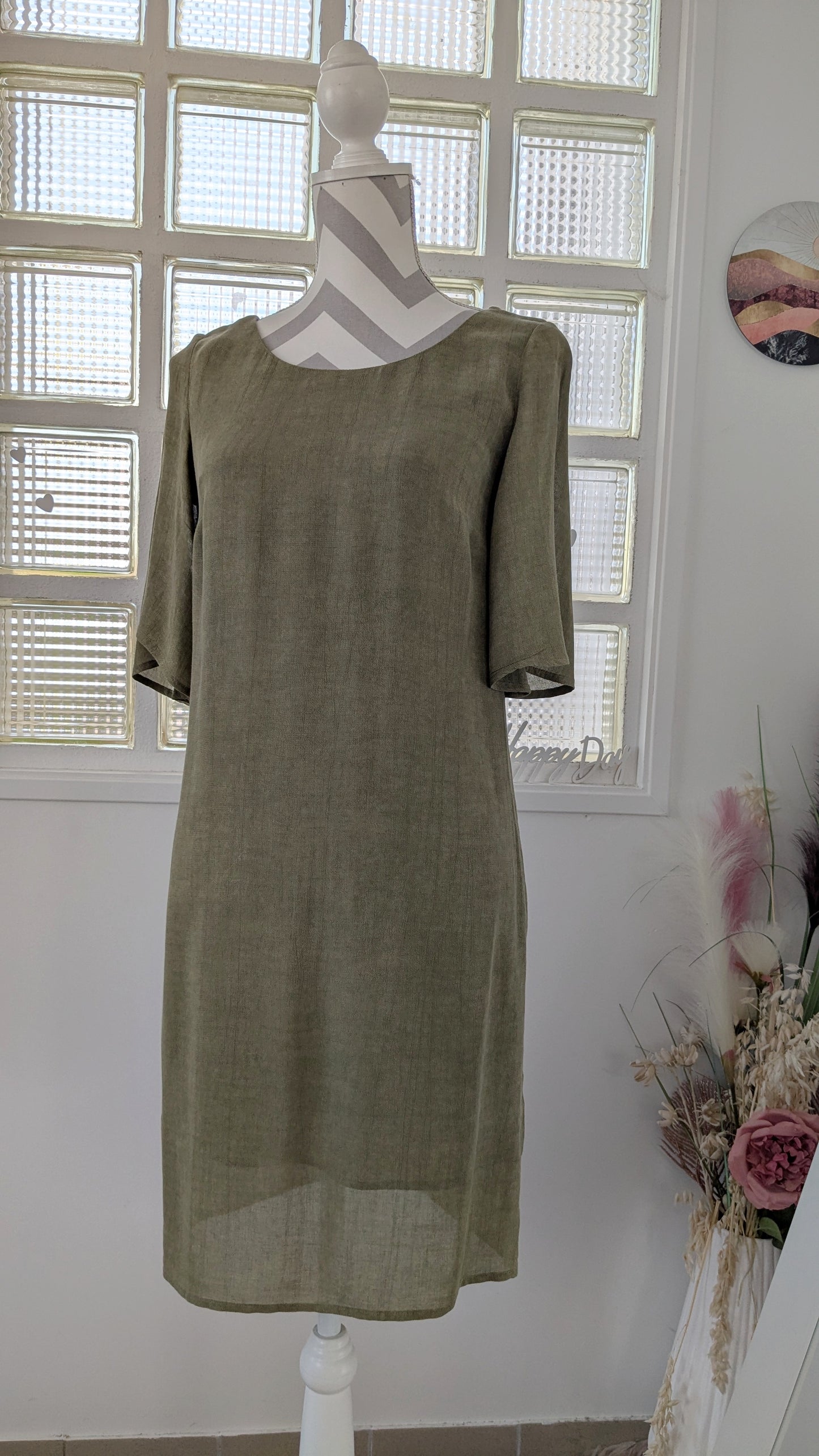 Robe lin sauge - Signature - 34
