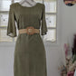Robe lin sauge - Signature - 34
