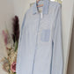 Chemise rayée ciel - Mango - 40