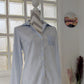 Chemise rayée ciel - Mango - 40