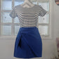 Jupe noeud bleu roi - Zara - 38