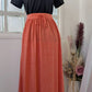 Jupe longue orange - Promod - 38
