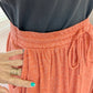Jupe longue orange - Promod - 38
