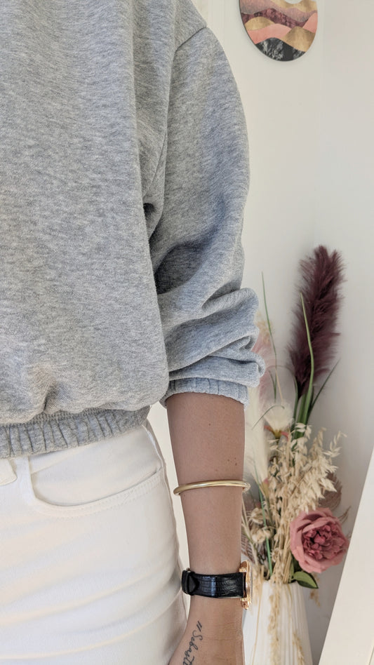 Sweat loose cropp - Zara - 38