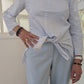 Pantalon costume bleu ciel - Zara - 36