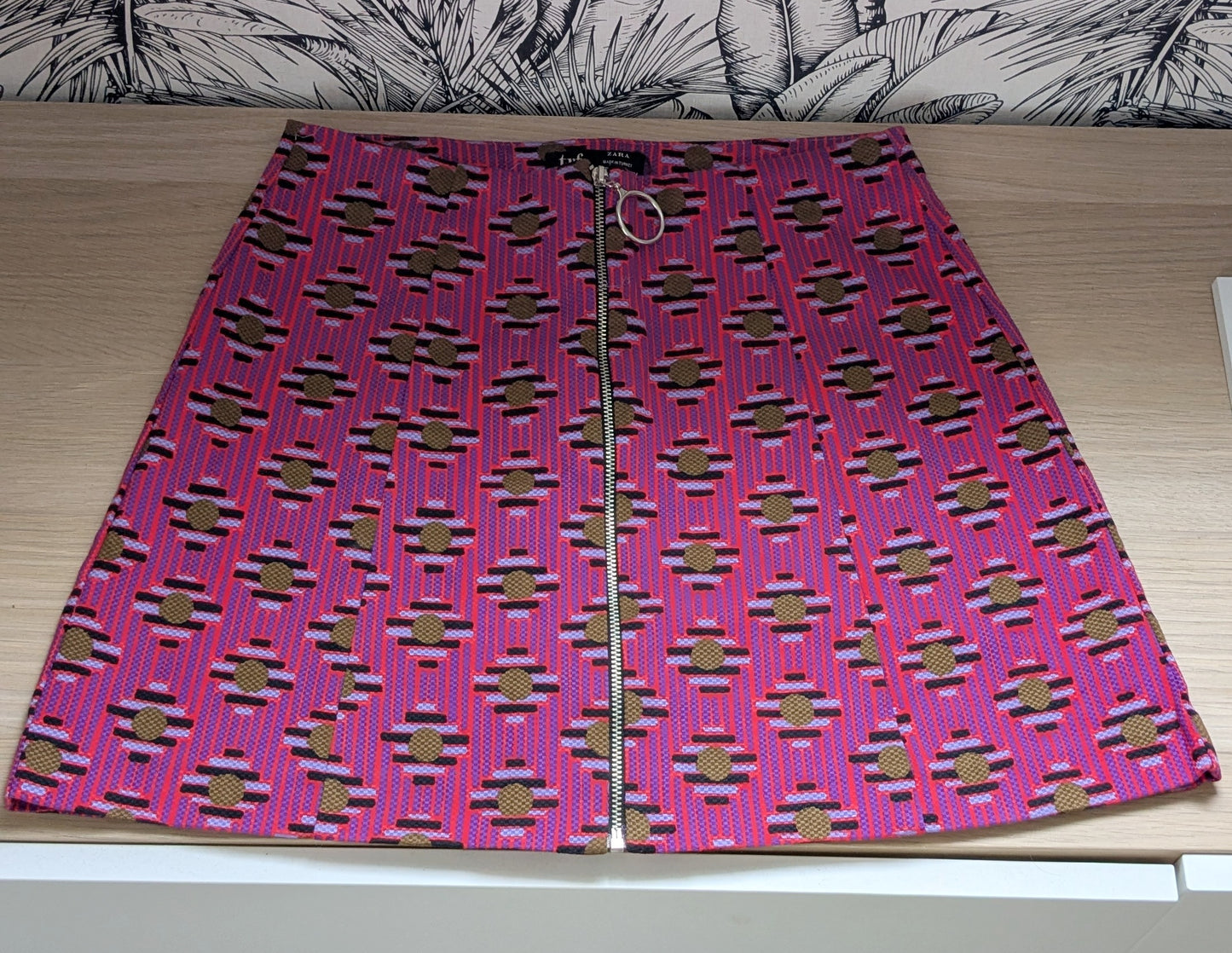 Jupe patineuse fushia - Zara - 34