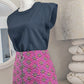 Jupe patineuse fushia - Zara - 34