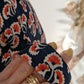 Robe fleurie marine - By one - 36/38