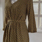 Robe moutarde froncée - Promod - 38