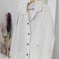 Veste en jeans crème - Mango - 38/42