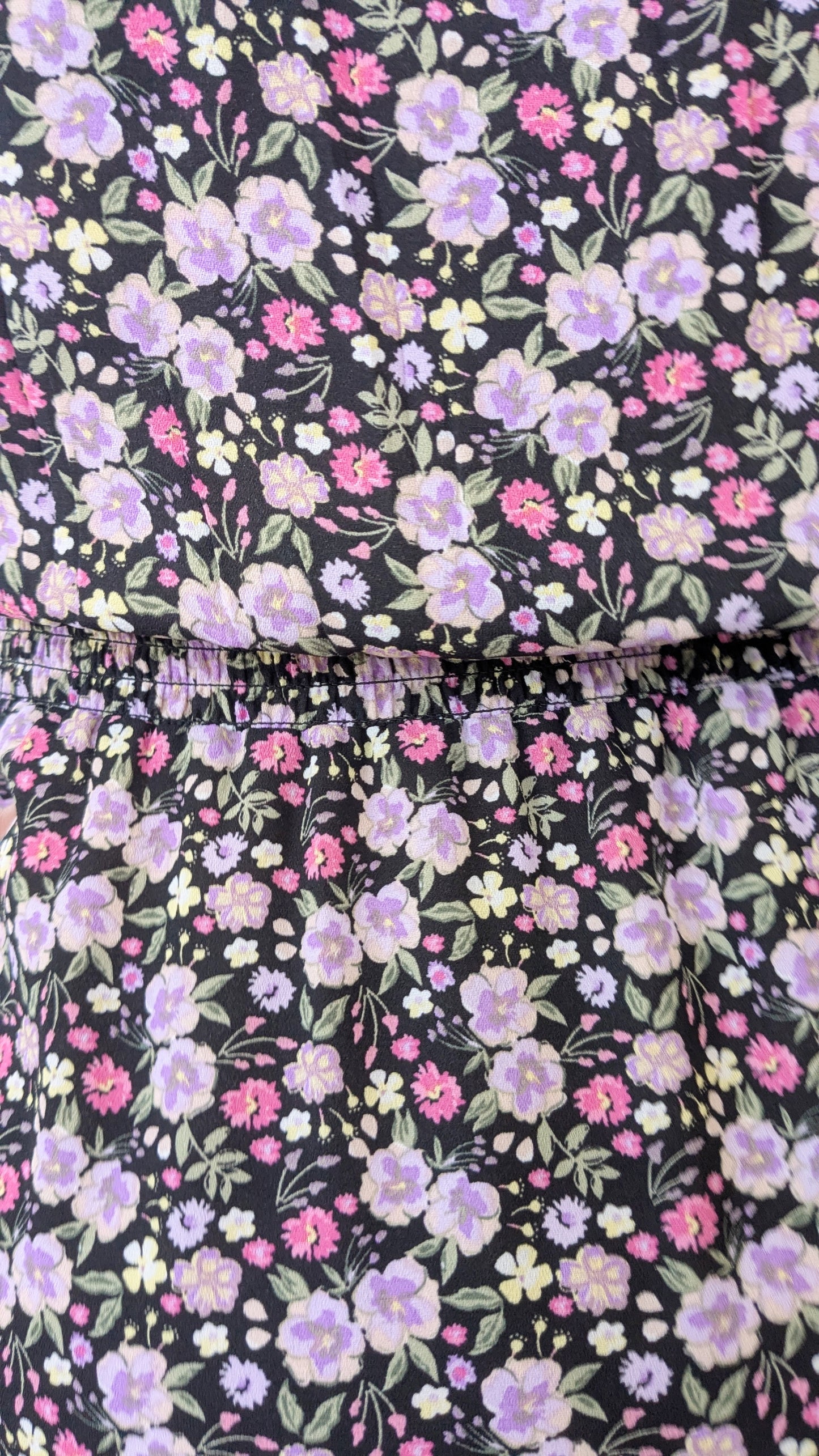 Robe longue fleurie lavande - Kiabi - 46/48