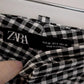 Pantalon à carreaux - ZARA - 38