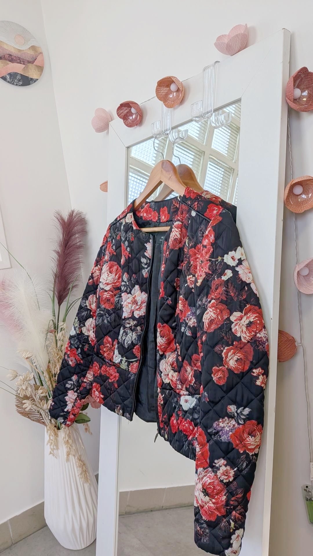 Blouson molletonné à fleurs - MANGO - 38