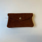 Porte-feuille cuir marron - Made in Italy- TU