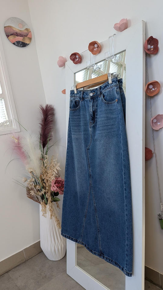 Jupe longue en jeans - Promod - 34