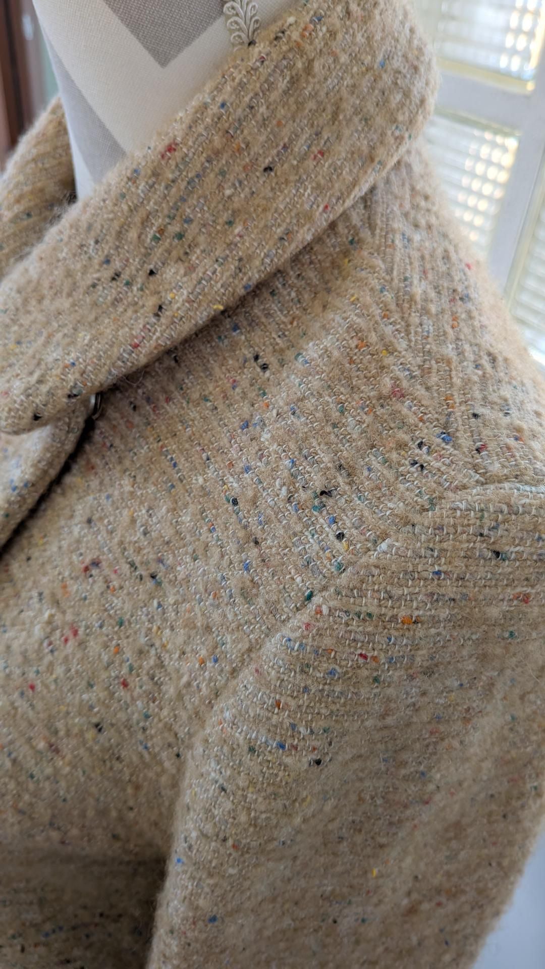 Manteau chaud beige nuancé  - ZARA - 36