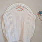Pull sans manches blanc crème  - H&M - 38
