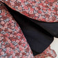 Robe courte rouge à motifs - ZARA - 40