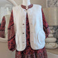 Robe courte rouge à motifs - ZARA - 40