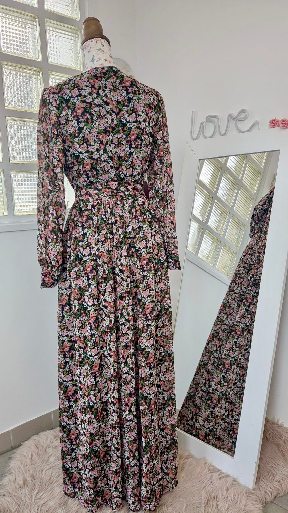 Robe longue fleurie neuve - Manoukian - 38