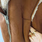 Veste chaude marron et beige - Kiabi - 46