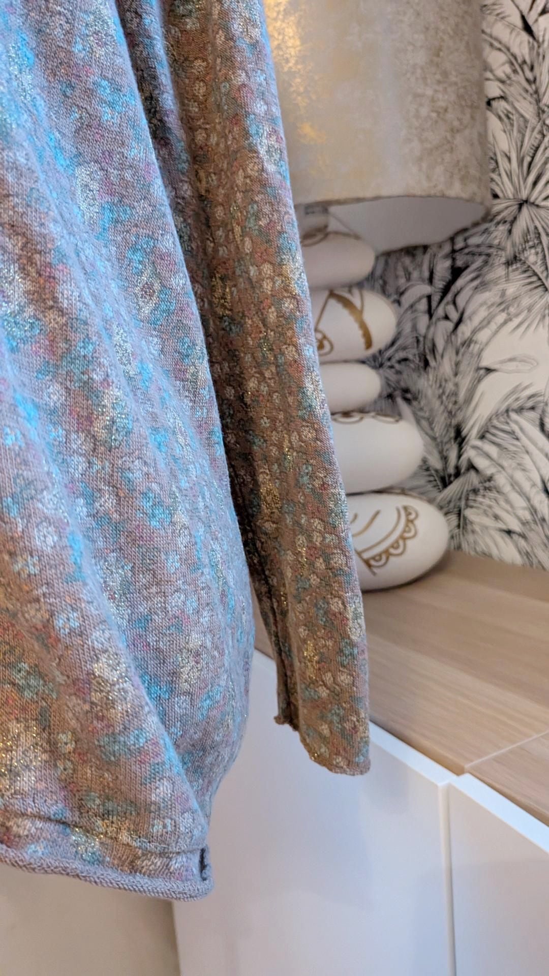 Pull mordoré à motifs - Made in Italy - TU
