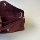 Porte-feuille cuir Bordeaux - Made in Italy - TU