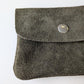 Porte-monnaie cuir vert - Made in Italy - TU