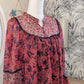 Robe courte rouge à motifs - ZARA - 40