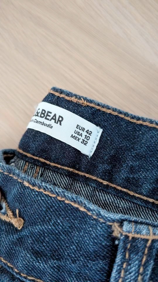 Jean mom bleu denim - Pull&Bear - 42
