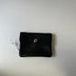 Porte-monnaie cuir Noir - Made in Italy - TU