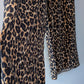 Pantalon léopard fluide - ZARA - 42