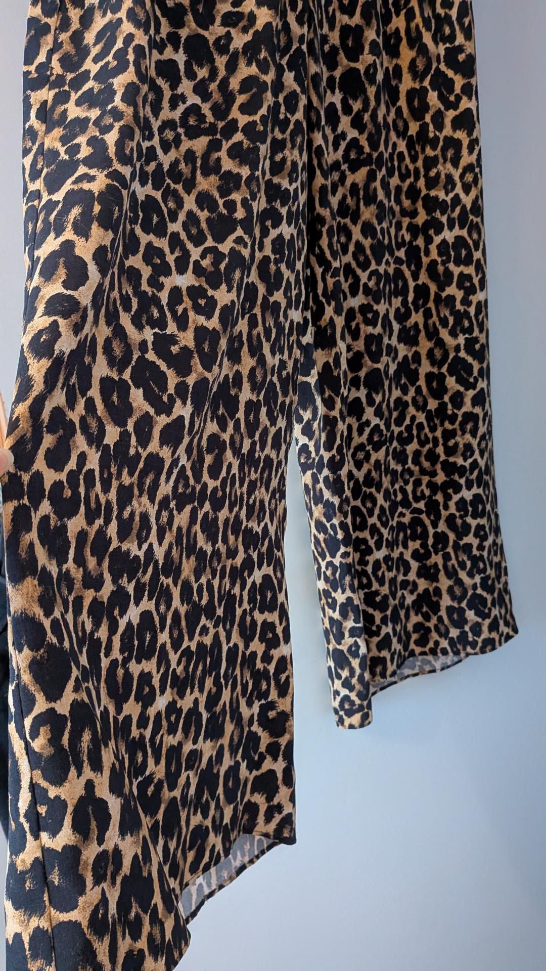 Pantalon léopard fluide - ZARA - 42