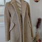 Manteau chaud beige nuancé  - ZARA - 36