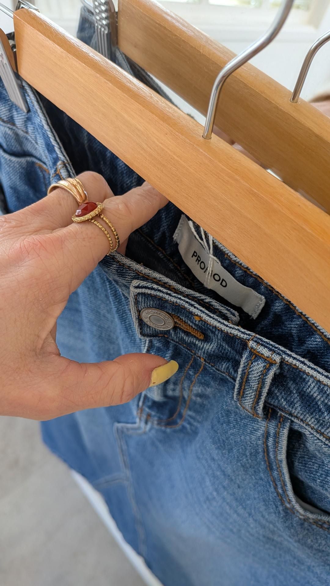 Jupe longue en jeans - Promod - 34