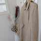 Manteau chaud beige nuancé  - ZARA - 36
