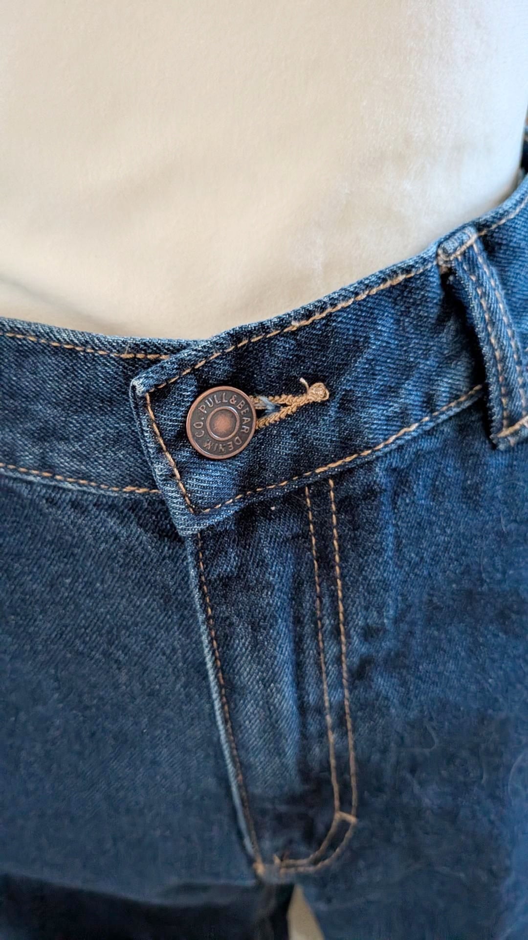 Jean mom bleu denim - Pull&Bear - 42