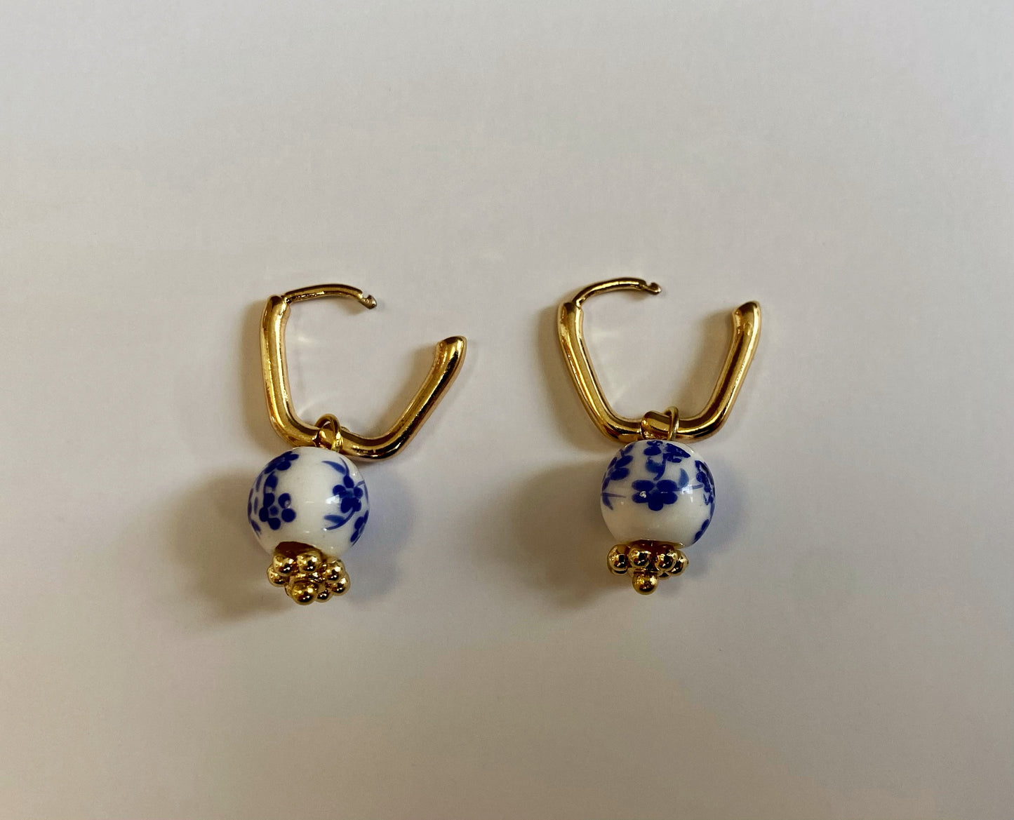 Bijoux Boucles d'oreilles créoles Japon - Création nantaise La Perleuse en Série - TU